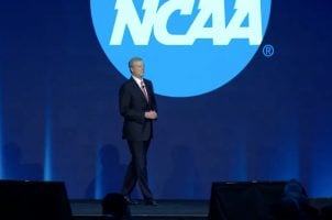 NCAA Charlie Baker prediction markets sports event contracts